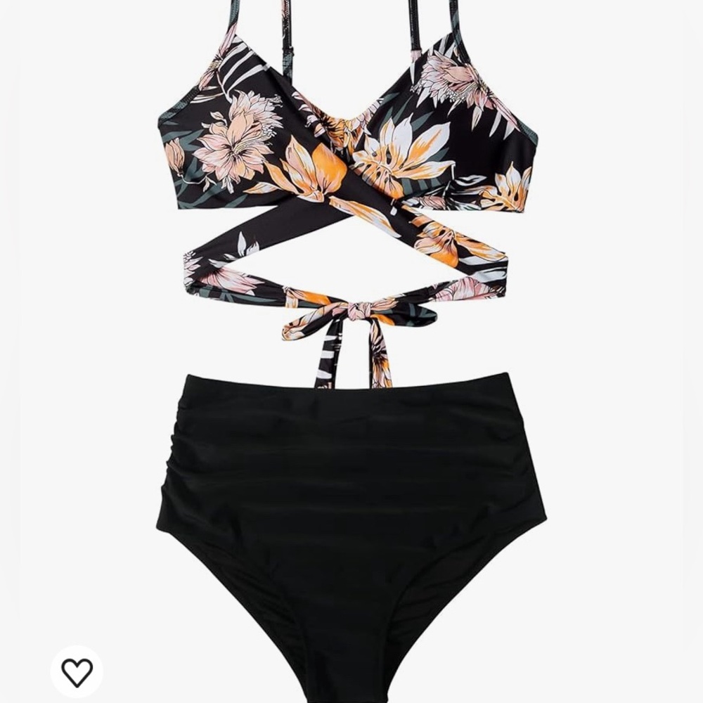 ❣️SALE❣️‼️ Women’s Wrap bikini set size XL NWOT Floral
